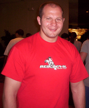 Fedor Emelianenko in a seminar in New Jersey, mid 2006