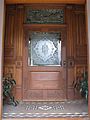 Front door of Morey Mansion