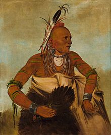 George Catlin - Wa-ho-béck-ee, a Handsome Brave - 1985.66.33 - Smithsonian American Art Museum