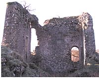 Glengarnock Castle Ayrshire - far wall