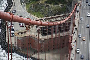 Golden Gate Bridge tower views 07