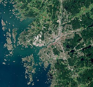 Gothenburg bu Sentinel-2, 2020-08-15