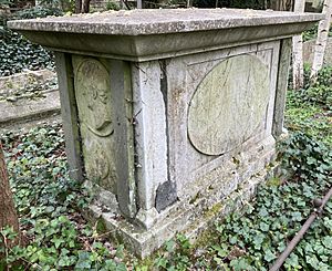Grave of Louis Hayes Petit in Highgate Cemetery