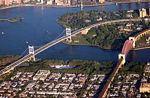 Hell Gate and Triborough Bridges New York City Queens