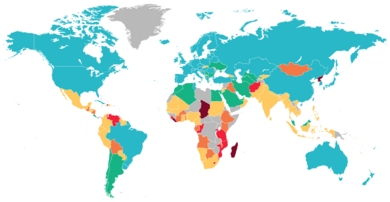 Hunger Map 2020 World Food Programme