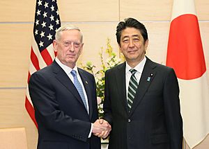 James Mattis and Shinzo Abe 20170203 1
