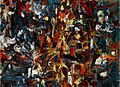 Jean-Paul Riopelle, 1948, untitled, oil on canvas, 97.5 x 130 cm