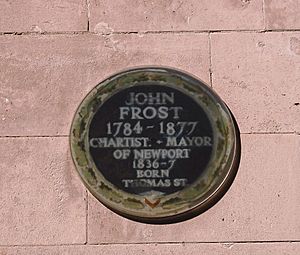John Frost plaque