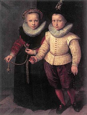 KETEL Cornelis Double Portrait Of A Brother And Sister