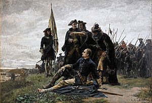 Karl XII and Ivan Mazepa after The Poltava Battle by Gustaf Cederström