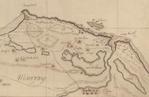 Laich of Moray and Loch Spynie 1730