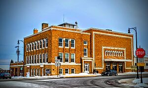 Lancaster, Wisconsin City Hall in Lancaster in 2021