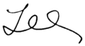 Lauren Oliver's signature
