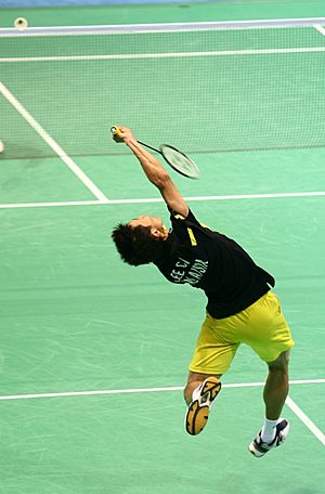 Lee Chong Wei at the 2008 Olympic games