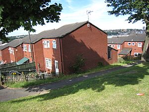 Ley Lane housing estate 16 July 2017