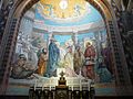 Lourdes église Rosaire mosaïques Jésus présenté au temple