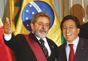 Lula e Alejandro Toledo