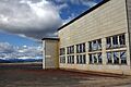 Madras Municipal Airport - hangar and plane - Madras Oregon