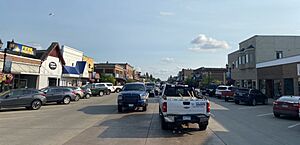 Main Avenue in downtown Park Rapids