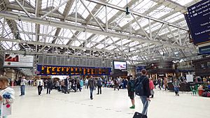 Main Concourse at Glasgow Central Station