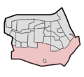 Location of Buitengebied Zuid district in Barendrecht