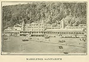 Markleton Pennsylvania Sanitarium from Book of the Royal Blue April 1909 Vol 12 No 07 Page 13