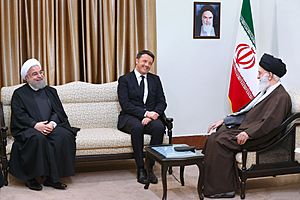 Matteo Renzi, meeting Ali Khamenei in Tehran (1)
