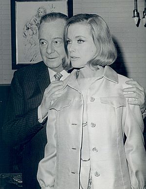 Maurice Evans and Honor Blackman (1975)