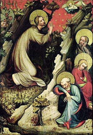 Meister des Wittingauer Altars Agony in the Garden
