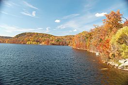 Monksville Reservoir - New Jersey in autumn (1911792206).jpg