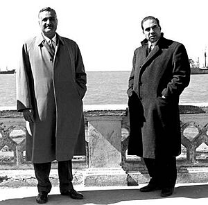 Nasser and Sarraj in Latakia