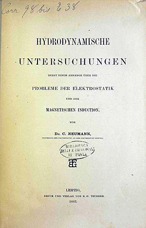Neumann, Carl – Hydrodynamische Untersuchungen, 1883 – BEIC 12393955