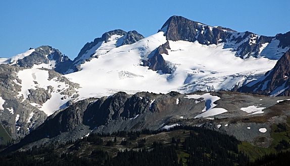 Overlord Mountain and Overlord Glacier