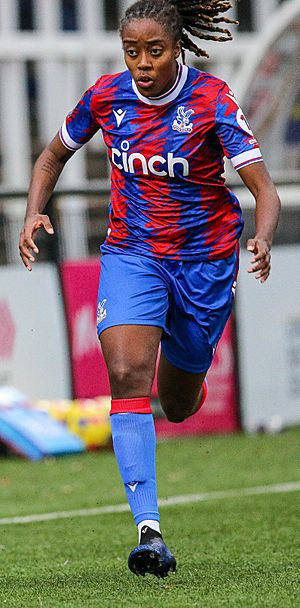 Paige Bailey-Gayle on November 27, 2022 playing for Crystal Palace Football Club Women.jpg