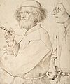 Pieter Bruegel the Elder - The Painter and the Buyer, ca. 1566 - Google Art Project