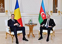 Presidents of Azerbaijan and Romania held one-on-one meeting 01