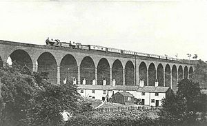 Reddish Vale Viaduct 1905