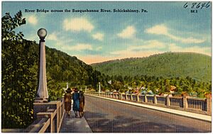 River bridge, across the Susquehanna River, Schickshinny, Pa (68646)