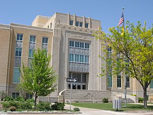 Roosevelt County Courthouse in Portales
