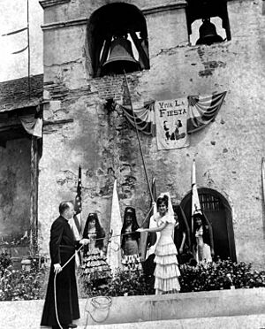 San Gabriel Mission Fiesta (1962) (cropped)