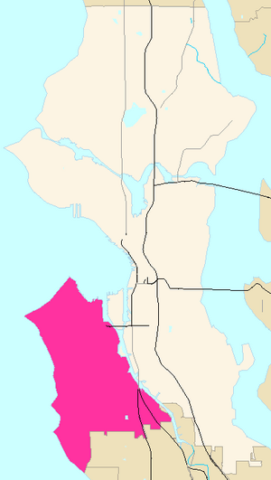 Seattle Map - West Seattle