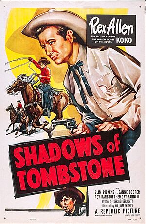 Shadows of Tombstone movie poster 1953