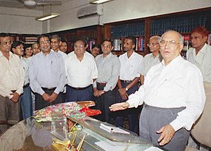Shri H. R. Bhardwaj assumes the charge of Union Minister of Law and Justice in New Delhi on May 24, 2004