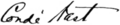 Signature of Condé Montrose Nast