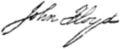 Signature of John Floyd (1783–1837)