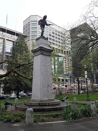Spanish–American War Soldier's Monument, Portland (2015).jpg