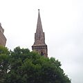 Spire of Catedral Evangelica Reformada at Lincoln Park