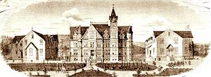 St. Matthew’s Military School, located in what is today Hillsborough, was at the end of Barroilhet Avenue, on approximately 80 acres.