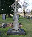 St Peter's Churchyard, Edensor - grave of Spencer Cavendish, 8th Duke of Devonshire