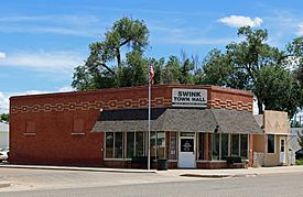 Swink town hall.